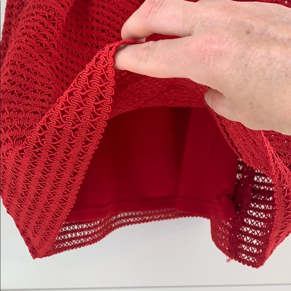 Forever 21 RED Strapless dress, size Medium - Picture 4 of 6